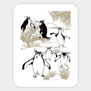 Royal Penguins Sticker